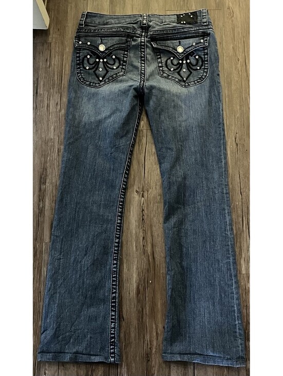 Denim - Y2K UKnighted Royal Jeans Sz 10 Boot Cut Dark Wash Pants